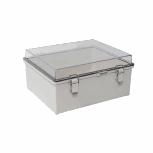Gabinete Plástico ABS, Puerta Transparente, Uso en Intemperi...