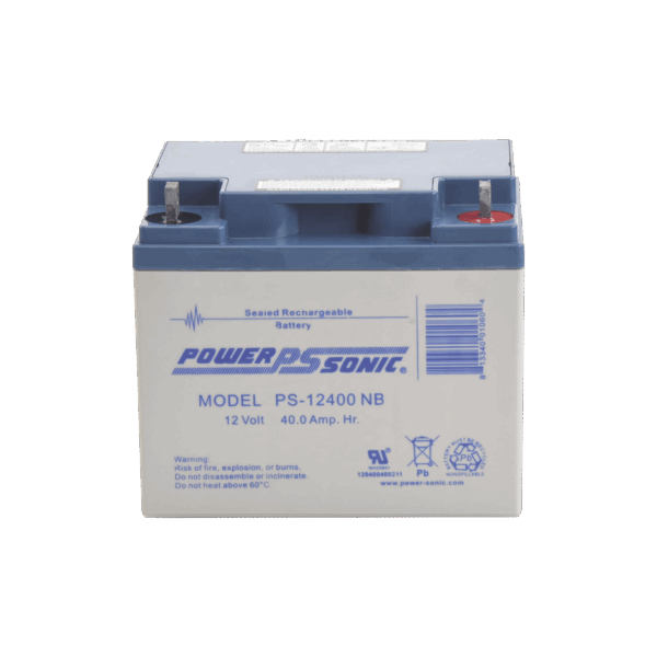 Batería 12V, 40AH, Para Respaldo, Tecnologías AGM/VRLA, 5 Años Vida Útil, Terminales NB, Reconocida UL