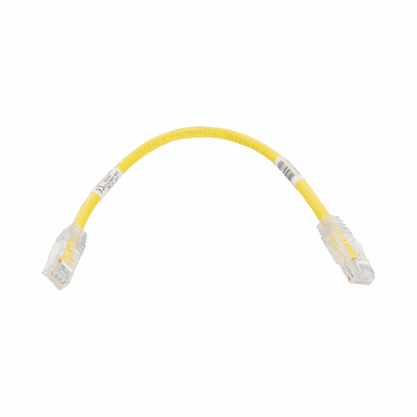 Cable de Parcheo TX6, UTP Cat6, 24 AWG, CM, Color Amarillo, 1ft