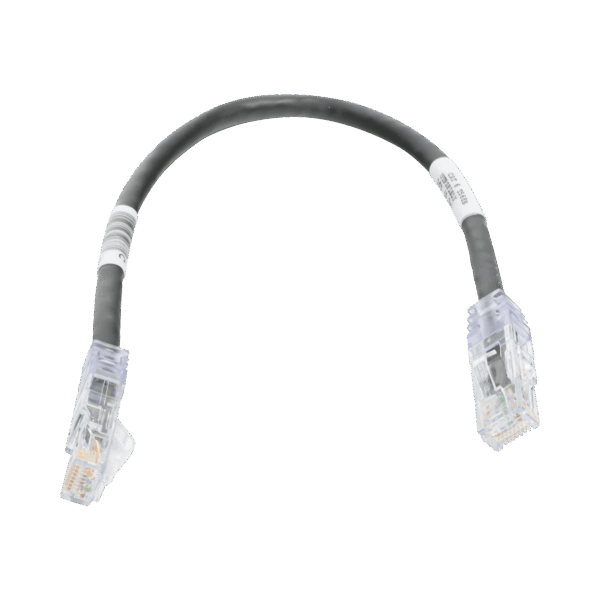 Cable de Parcheo TX6, UTP Cat6, 24 AWG, CM, Color Negro, 1ft