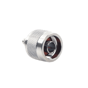 Conector N Macho Coaxial de Anillo Plegable para Cable RG-142/U, Niquel/ Oro/ Teflón.