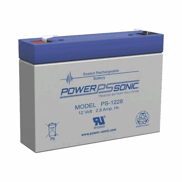 Batería 12V, 2.8AH, Para Respaldo, Tecnologías AGM/VRLA, 5 Años Vida Útil, Terminales F1, Reconocida UL
