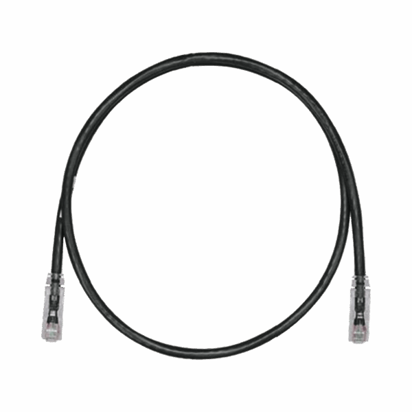 Cable de Parcheo TX6, UTP Cat6, 24 AWG, CM, Color Negro, 6 ft.