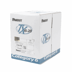 Bobina de Cable UTP 305 m. de Cobre TX6-28®, Azul, Categoría 6, Diámetro Reducido (28 AWG), CM/LSZH, de 4 pares