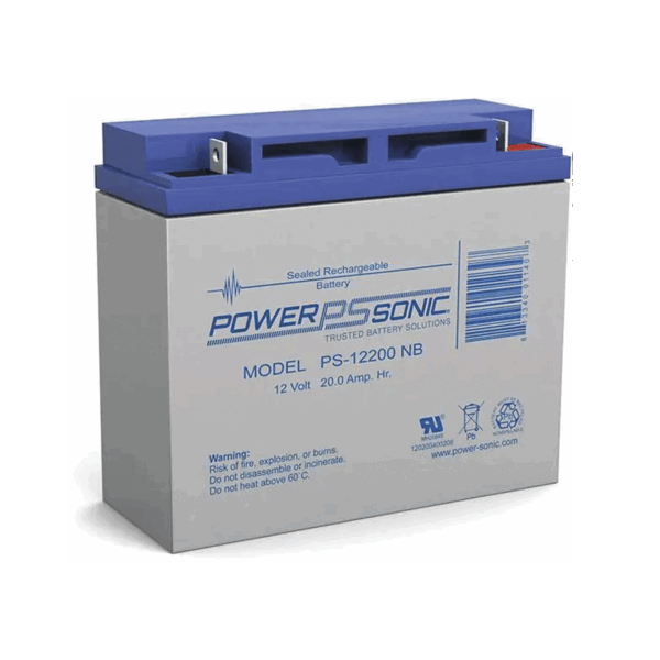 Batería 12V, 20AH, Para Respaldo, Tecnologías AGM/VRLA, 5 Años Vida Útil, Terminales NB2, Reconocida UL