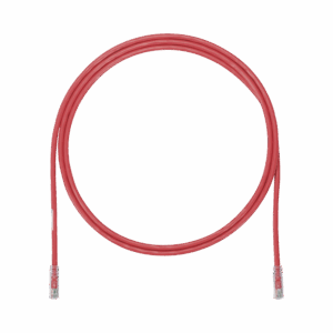 Cable de Parcheo UTP, Cat6A, 24 AWG, CM, Color Rojo, 7ft
