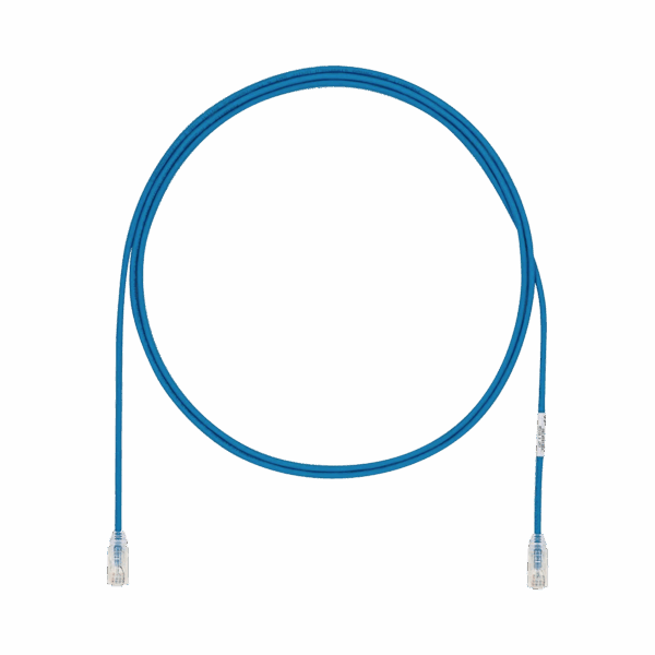 Cable de Parcheo UTP Cat6A, CM/LSZH, Diámetro Reducido (28AWG), Color Azul, 10ft