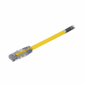 Cable de Parcheo UTP, Cat6A, 24 AWG, CM, Color Amarillo, 7ft