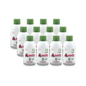 Paquete De 12 Latas De Gas Genuino De Monóxido De Carbono (CO) De Uso Manual o En Dispensadores SOLO-330/SOLO-332