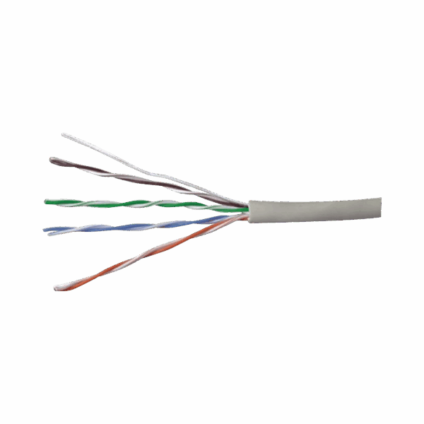 Bobina de Cable UTP 305 m. de Cobre, PanNet, Gris, Categoría 5e (24 AWG), PVC (CM), de 4 pares