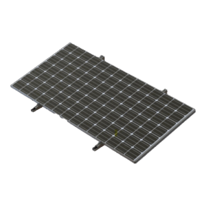 Montaje Para Piso de Concreto Para un Modulo Fotovoltaico  de 450 a 660W