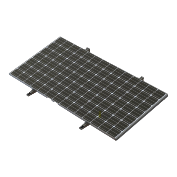 Montaje Para Piso de Concreto Para un Modulo Fotovoltaico  de 450 a 660W