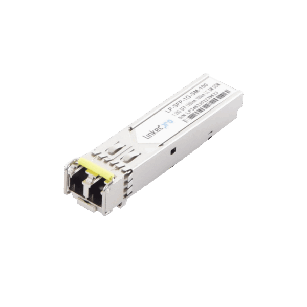 Transceptor Óptico SFP (Mini-Gbic) / Monomodo 1550 nm / 1.25 Gbps / 1000BASE-ZX / Conectores LC/UPC Dúplex / DDM / Hasta 100 km