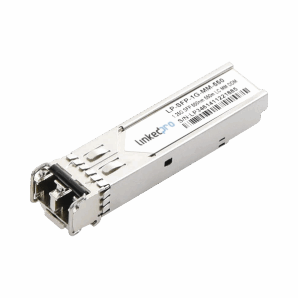 Transceptor Óptico SFP (Mini-Gbic) / Multimodo 850 nm / 1.25 Gbps / 1000BASE-SX / Conectores LC/UPC Dúplex / DDM / Hasta 550 m
