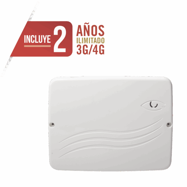 Panel de Alarma Cloud Híbrido 4G LTE / 8 Zonas Cableadas, 32 Inalámbricas / INCLUYE 2 AÑOS 3G/4GLTE ILIMITADOS / Programación 100% vía WEB / ALTA SEGURIDAD
