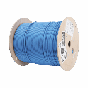 Bobina de Cable Blindado S/FTP de 4 pares, Cat7, Inmune a Ruido e Interferencias, LSZH (Bajo humo, Cero Halógenos), Color Azul, Bobina de 500 m