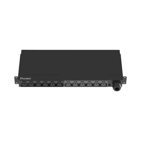 PDU Básico para Distribución de Energía, Enchufe de Entrada NEMA L6-30P, Con 12 Contactos C13, Instalación Horizontal de 19in, 1UR, 30 Amp, 208 Vca