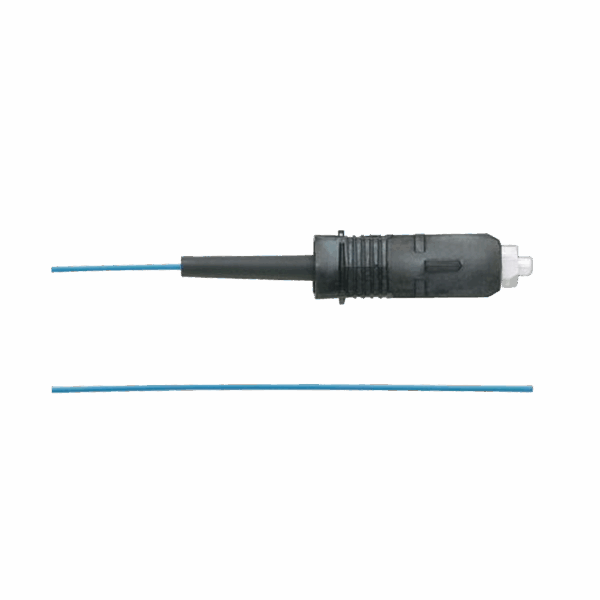 Pigtail de Fibra Óptica SC Simplex, Multimodo OM4 50/125, 900um, Color Aqua, 1 Metro