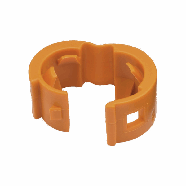 Kit de 25 Clips de Identificación Para Patch Cords, Compatible con Diámetros de 4.7 a 7.8 mm,  Color Naranja
