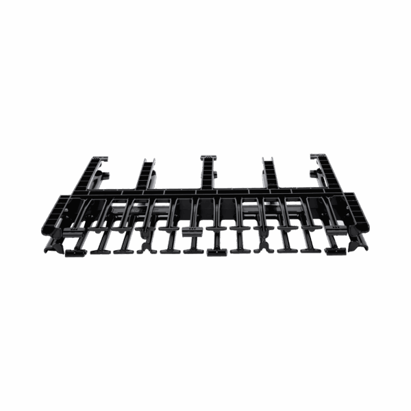 Organizador de Cables Horizontal NetManager de Alta Densidad, Doble (Frontal y Posterior), Para Rack de 19in, 1UR