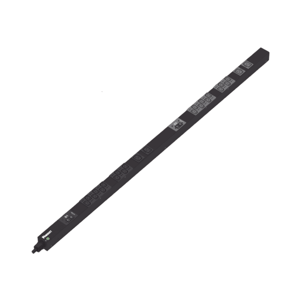 PDU Básico para Distribución de Energía, Enchufe de Entrada NEMA L6-30P, Con 20 Salidas C13 y 4 C19, de Instalación Vertical, 208 Vca, 30 Amp