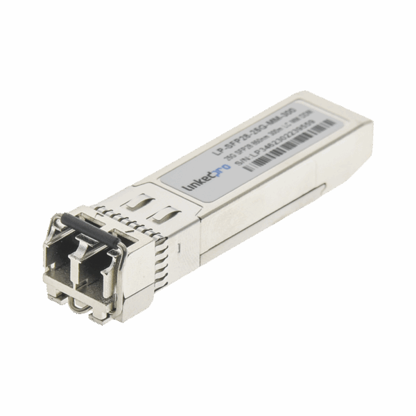 Transceptor Óptico SFP28 (Mini-Gbic) / Multimodo 850 nm / 25 Gbps / 25GBASE-SR / Conectores LC/UPC Dúplex / DDM / Hasta 300 m