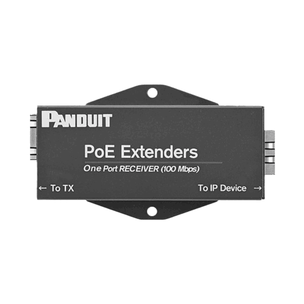 Receptor PoE/PoE+ Para Uso con Transmisor POEXTX1, Hasta 610 Metros (2000 ft) con Cable Cat5e o Cat6, 10/100Mbps
