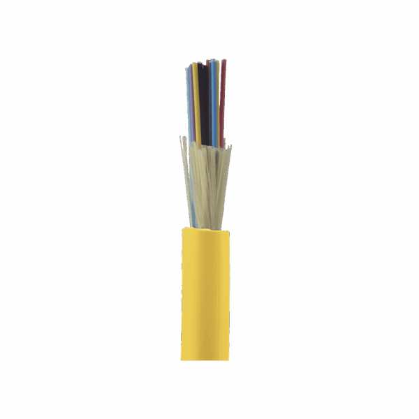 Cable de Fibra Óptica de 24 hilos, Monomodo OS2 9/125, Interior, Tight Buffer 900um, No Conductiva (Dieléctrica), OFNP (Plenum), Precio Por Metro