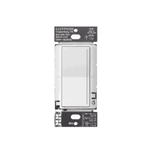 (RadioRa3) )Atenuador (dimmer) Auxiliar de pared, compañero de atenuadores multilocación. Usar en 3 vías o escalera.