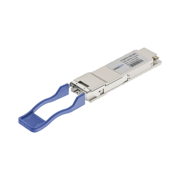 Transceptor Óptico QSFP28 (Mini-Gbic) / Monomodo 1310 nm / 100 Gbps / 100GBASE-LR4 / Conectores LC/UPC Dúplex / DDM / Hasta 3 km