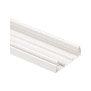 Base para canaleta T-70, de PVC rígido, con orificios perfor...