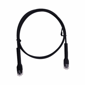 Mini Patch Cord Cat6 Ultra Slim 1 m Negro – Ahorra Espacio s...