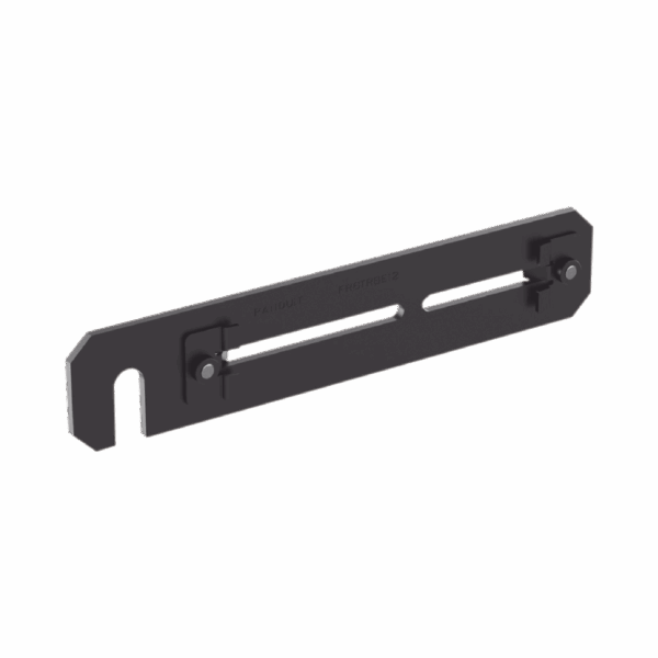 Soporte de Montaje a Techo, para Canaletas FiberRunner 4X4 o 6x4, Uso con Varilla Roscada de 1/2", Color Negro