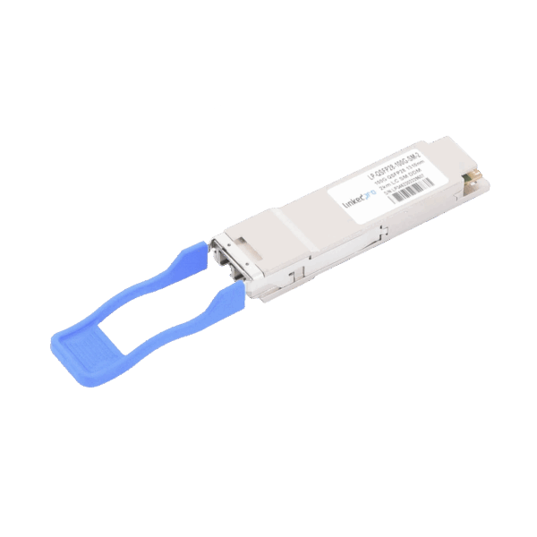 Transceptor Óptico QSFP28 (Mini-Gbic) / Monomodo 1310 nm / 100 Gbps / 100GBASE-LR4 / Conectores LC/UPC Dúplex / DDM / Hasta 2 km