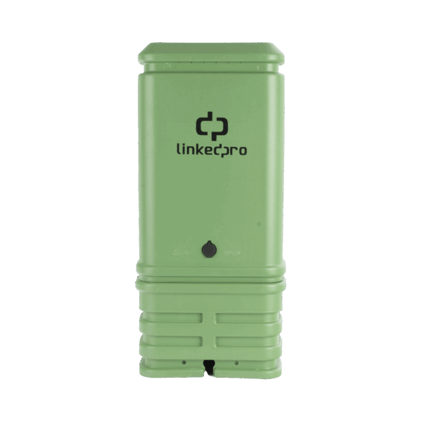 Pedestal para Cajas de Empalme de Fibra Óptica tipo Cubo Color Verde con Bracket Estandar (No incluye caja de empalme)