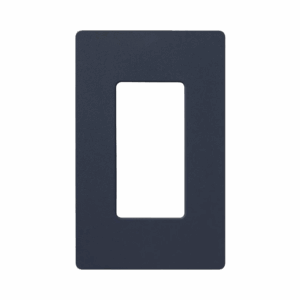 Placa de pared 1 espacio, para atenuador (dimmer), apagador ó control remoto inalámbrico LUTRON.