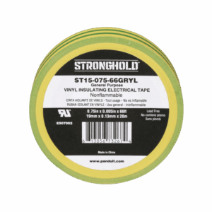 Cinta Eléctrica STRONGHOLD para Aislar, de PVC, Uso Construc...