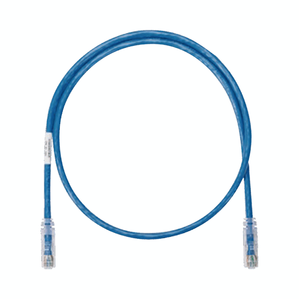 Cable de parcheo UTP Categoría 5e, con plug modular en cada extremo - 1 ft. - Azul