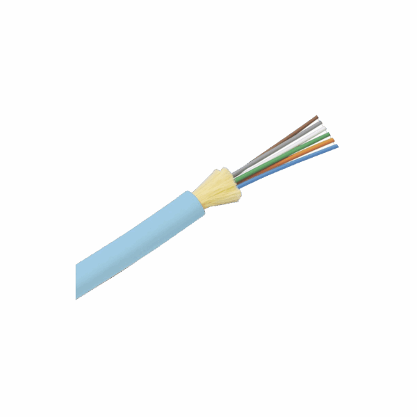 Cable de Fibra Óptica de 6 hilos, Multimodo OM4 50/125 Optimizada, Interior, Tight Buffer 900um, No Conductiva (Dieléctrica), LSZH, Precio Por Metro