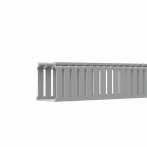 Canaleta Ranurada de PVC con Tapa, Tipo F, 108 mm de Ancho, ...