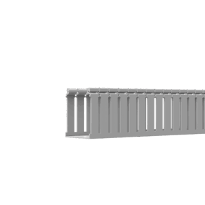 Canaleta Ranurada de PVC con Tapa, Tipo F, 108 mm de Ancho, ...