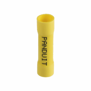 Conector de Empalme a Tope, Para Cables de 12 a 10 AWG, De Vinilo Aislado, Color Amarillo, Paquete de 25 Piezas