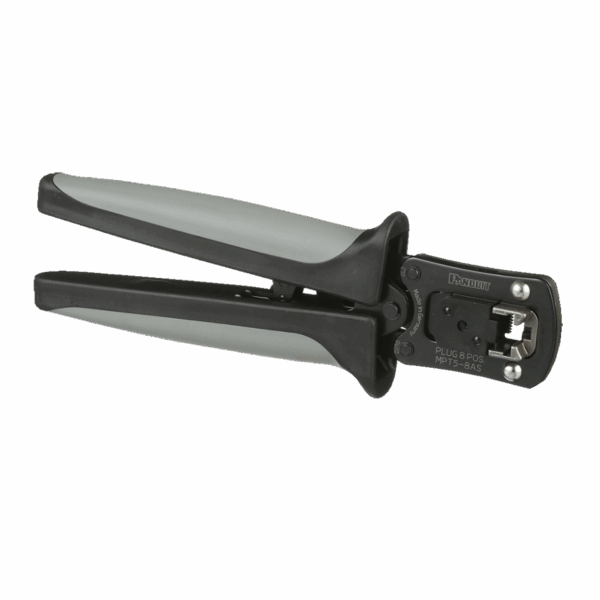 Pinzas Ponchadoras Para Plugs Modulares RJ45, Cat5e, Cat6 y Cat6A, Color Negro