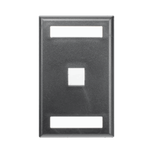 Placa de Pared Vertical, Salida Para 1 Puerto Keystone, Con ...