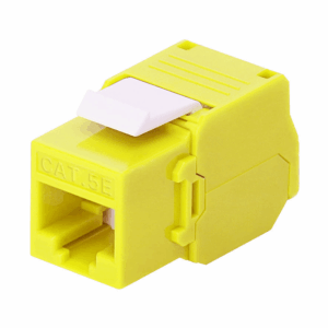 Módulo Jack Keystone Cat5e (toolless), con terminación en án...