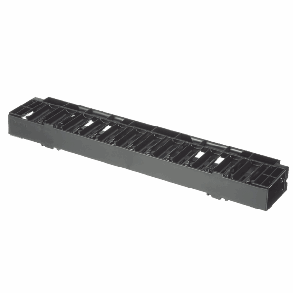 Organizador de Cables Horizontal NetManager, Sencillo (Solo Frontal), Para Rack de 19in, 1UR