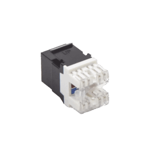 Módulo Jack Keystone Cat6 con terminación en ángulo 180 º  C...