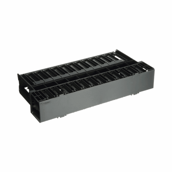 Organizador de Cables Horizontal NetManager, Doble (Frontal y Posterior), Para Rack de 19in, 2UR