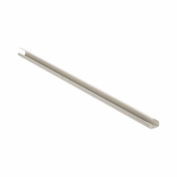 Canaleta LD5 de PVC rígido, con cinta adhesiva para instalación sin herramientas, 26 x 15 x 1828.8 mm, Color Blanco Mate