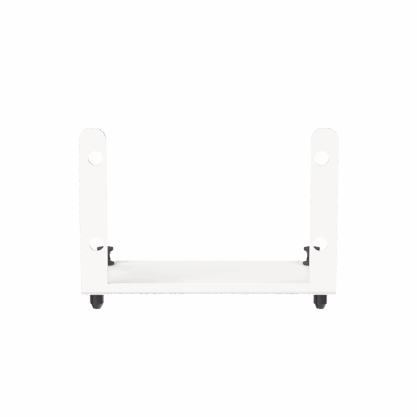 Soporte Para 2 Adaptadores de Fibra Óptica Opticom®, Para Uso con Gabinetes Multipropósito, de Instalación a Presión, Color Blanco